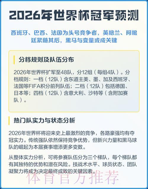 2026年世界杯预测平台人气排行 2026年世界杯预测平台人气排行